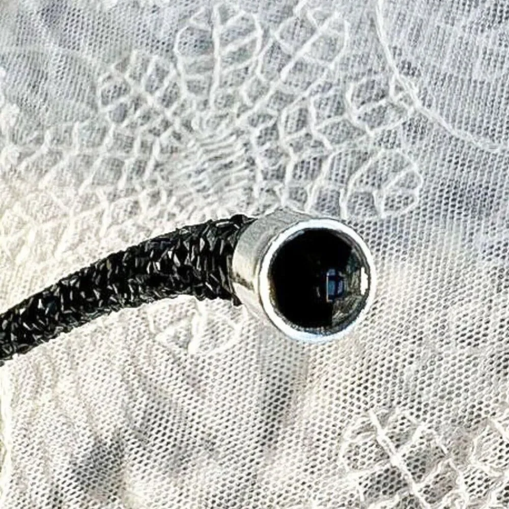 Black Pave Crystal Headband or Collar Necklace